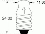 E10 10,2x28 2,2v 250ma nf (111372)