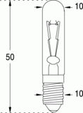 E10 10x50 160v 3/4w (115940)