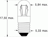 E5,5 5,7x17 1,5v 110ma (113587)