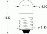 E5/8 5x16 2,5v 200ma+lent (018747)