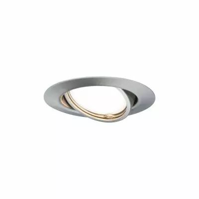 EBL Base rd orientable LED 3x5W 230V GU10 51mm Acier br./M�tal (93420)
