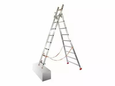 Echelle combin�e, aluminium, type ATLANTA, longueur : 2,3m, 2 x 8 marches (FAC-ATL230-2)
