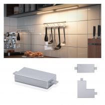 Eclairage de meubles connecteur en ligne Clever Connect Barre Chrome mat 12 V (99971)