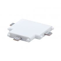 Eclairage de meubles connecteur en T Clever Connect Border Blanc dépoli 12 V (99965)