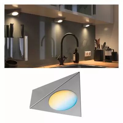 Eclairage de meubles spot Clever Connect Trigo Nickel bross� 12V 2,1W TunableWhite 2700 K (99958)