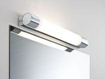 Éclairage miroir LED Orgon IP44 10,5 W 700 mm Chrome/blanc avec prise (79713 )