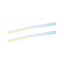 Éclairage sous-meubles LED Inline 2x4W 350x26mm 2x350lm 24V  Blanc dépoli