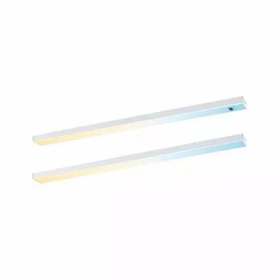 �clairage sous-meubles LED Inline Kit de 2 2x4W 350x26mm 2x350lm 24V  Blanc d�poli