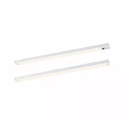�clairage sous-meubles LED Inline Kit de 2 2x4W 350x26mm 2x350lm 24V  Blanc d�poli