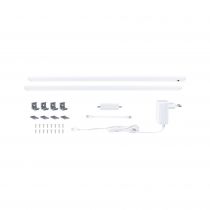 Éclairage sous-meubles LED Inline Kit de 2 2x6W 550x26mm 2x500lm 24V  Blanc dépoli