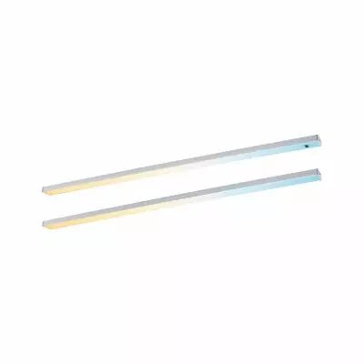 �clairage sous-meubles LED Inline Kit de 2 2x6W 550x26mm 2x500lm 24V  Chrome mat