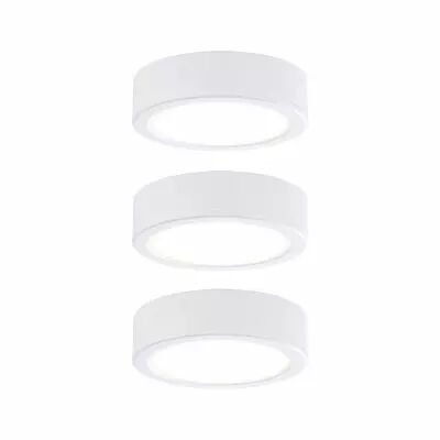 Eclairage sous-meubles LED Pukk 3x3,5W 65mm 3x300lm 230V rond Blanc (99989)