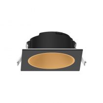 ECLAT CCT II COLLERETTE BASSE LUM CARRE/ROND NOIR + INTER DORE (100293)