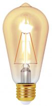 Ecowatts - Edison Filament LED 4W E27 2200K 320Lm Dimmable Ambrée (998681)