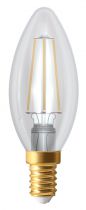 Ecowatts - Flamme C35 Filament LED 4W E14 4000K 440Lm Claire (998680)