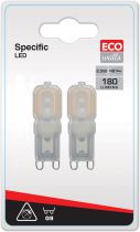 Ecowatts - Pépite LED (2pcs) G9 2.5W 3000K 180Lm (161175)