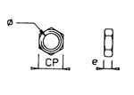 Ecrou m3 acier