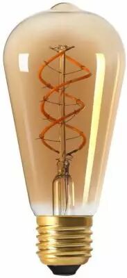 Edison Filament LED TWISTED 4W E27 2000K 200Lm Dimmable Ambr�e (716613)
