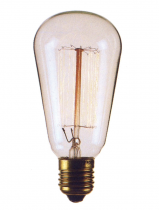 Edison Filament Métallique Droit 40W E27 2000K 160Lm Ambrée (15991)