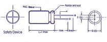 Elco radial 22µf / 10v  ultra miniature (22J0B-UM)