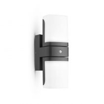 ELOUAN APPLIQUE LED 12,5W 3000K 110° IP54 + DETECT IR (100950)