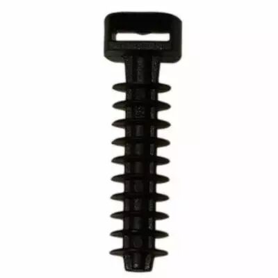 Embase � cheville standard PA6 boite de 100