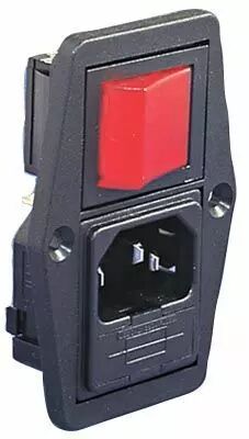 Embase polysnap verticale /2pt+t/ porte fusible interrupteur bipolaire