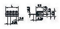 Embase vertical 3,81 ferme 4pts