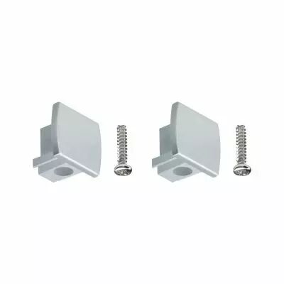 Embout de fermeture URail pack de 2 Chrome mat (95496)