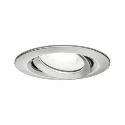 Enc Nova Plus IP65 orientable 1x6W 230V 4000K GU10 51mm acier brut/alu zinc (93671)