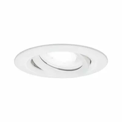 Enc Nova Plus IP65 orientable 1x6W 230V 4000K GU10 51mm Blanc d�poli/alu zinc (93672)