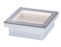 Encastré de sol LED Brick Blanc chaud IP67 100x100mm 3000K 0,8W 80lm 230V Alu/Gris Métal/Acier inoxydable (94336)