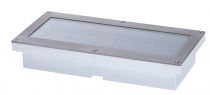 Encastré de sol LED Brick Blanc chaud IP67 200x100mm 3000K 1,6W 160lm 230V Alu/Gris Métal/Acier inoxydable (94337)