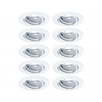 Encastré LED Base rond max. 10x10W GU10 Blanc (93400)
