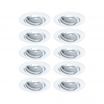 Encastré LED Base rond max. 10x10W GU10 Blanc (93400)