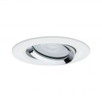 Encastré LED Nova IP65 rond max. 35W Kit unitaire orientable Blanc / Chrome (93663)