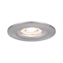 Encastré LED Nova mini fixe IP44 1x4W 2700 K Acier brossé 230V (94300)