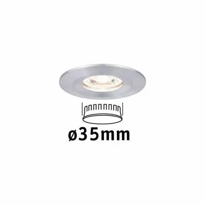 Encastr� LED Nova mini fixe IP44 1x4W 2700 K Alu tourn� 230V (94304)