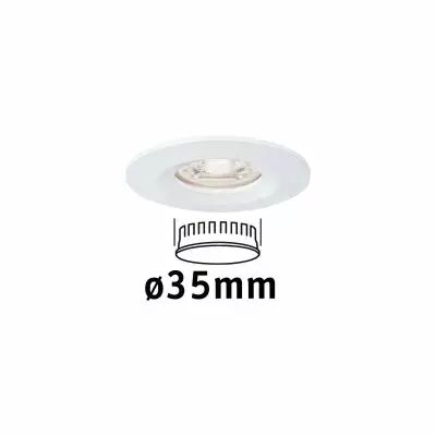 Encastr� LED Nova mini fixe IP44 1x4W 2700 K Blanc d�poli 230V (94298)