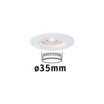 Encastré LED Nova mini fixe IP44 1x4W 2700 K Blanc dépoli 230V (94298)