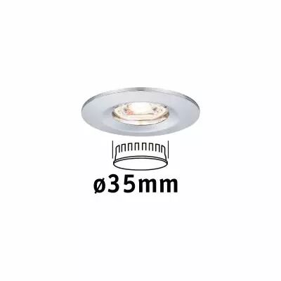Encastr� LED Nova mini fixe IP44 1x4W 2700 K Chrome 230V (94302)