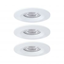 Encastré LED Nova mini fixe IP44 3x4W 2700 K Blanc dépoli 230V (94299)