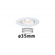 Encastré LED Nova mini orientable 1x4W 2700 K Blanc dépoli 230V (94292)