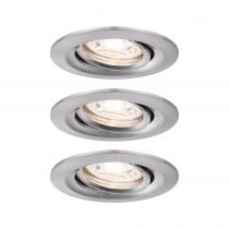 Encastré LED Nova mini Plus EasyDim orientable 3x4,2W 2700 K Acier brossé 230V (92973)