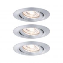 Encastré LED Nova mini Plus EasyDim orientable 3x4,2W 2700 K Alu 230V (92975)