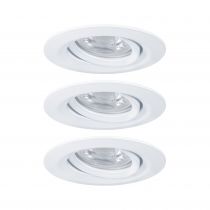 Encastré LED Nova mini Plus EasyDim orientable 3x4,2W 2700 K Blanc dépoli 230V (92971)