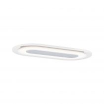 Encastré LED Whirl ovale 8W Alu Satin gradable\n (92908)