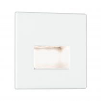 Encastré mural Special Edge carré LED 1x1,1W 230V blanc (93093)