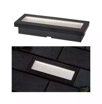 Encastr� sol ext�rieur solaire Domenic 20x8cm IP67 3000K (94576)