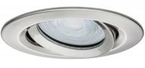 Encastrés LED Nova IP65 rond 7 W GU10 acier Kit de 3 orientables (92900)